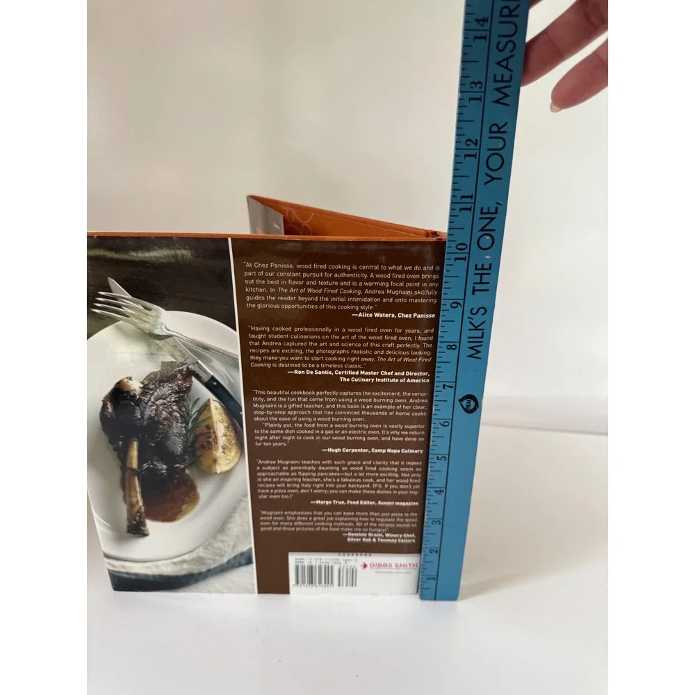 The Art of Wood Fired Cooking Andrea Mugnaini Hardcover Cookbook Gibbs Smith